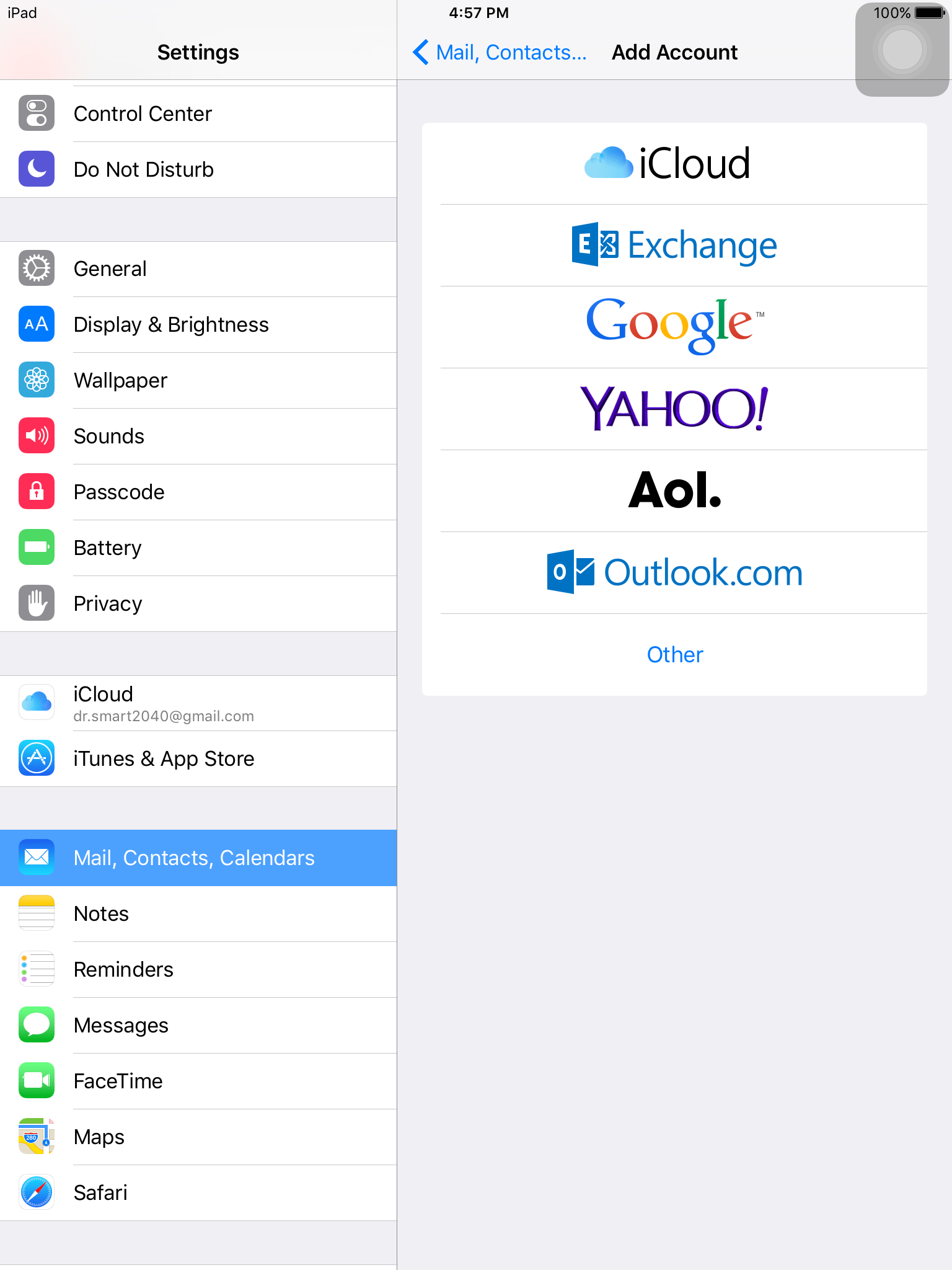 how to add a gmail account to my ipad pro Apple Community