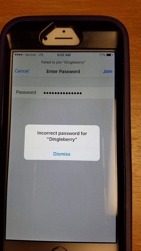 Any fix for the iPhone 6 "incorrect passw… Apple Community