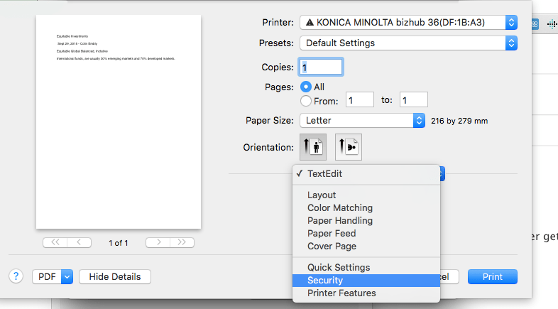 Bizhub C220 Driver Windows 10 : Unable To Print To Networked Konica Minol Apple Community