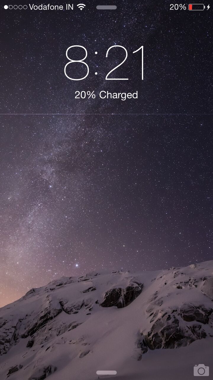 Thin horizontal line on home screen Apple Community
