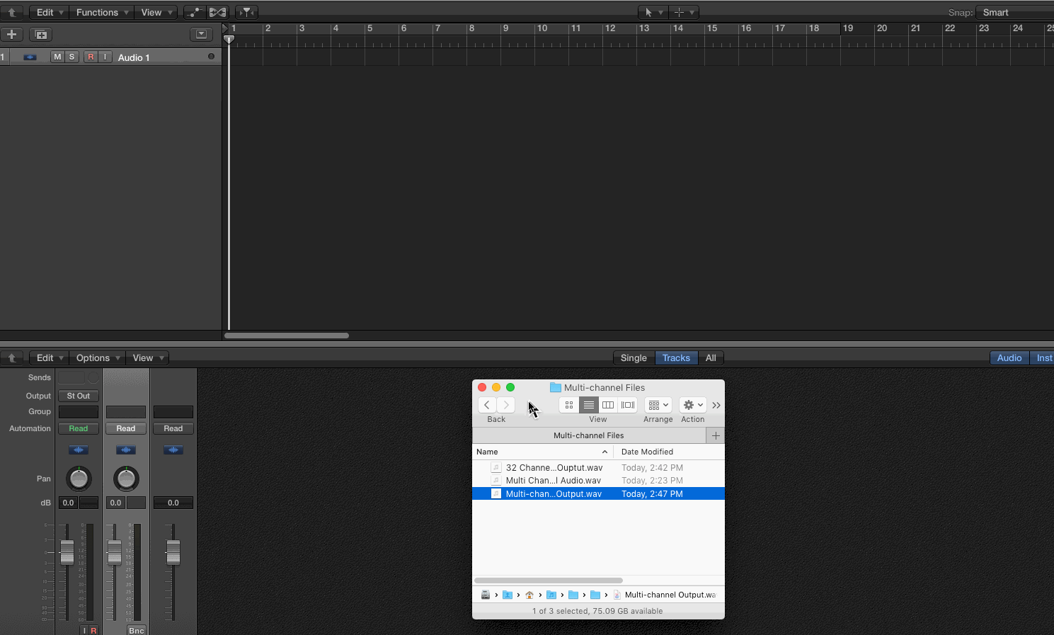 Logic Pro X and multichannel WAV file sup… Apple Community