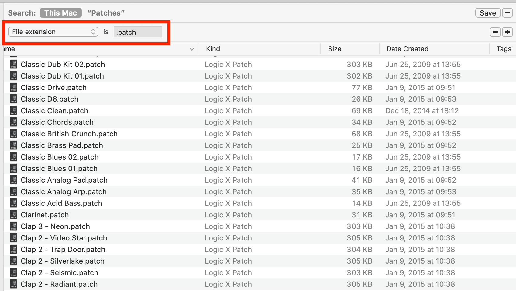 Logic Pro User Patches. Apple Community