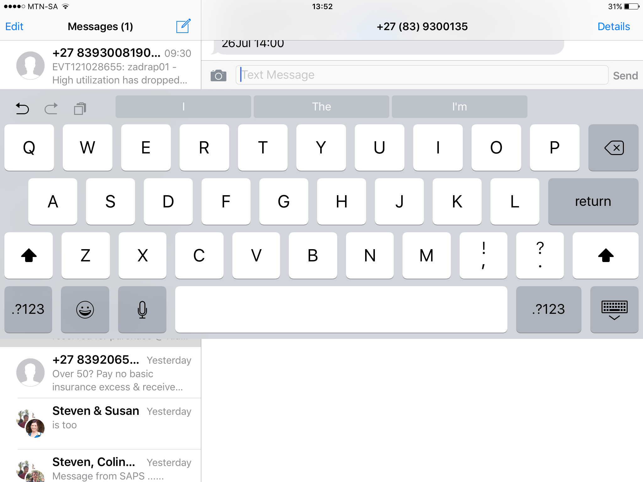 Keyboard in incorrect position in iPad Apple Community