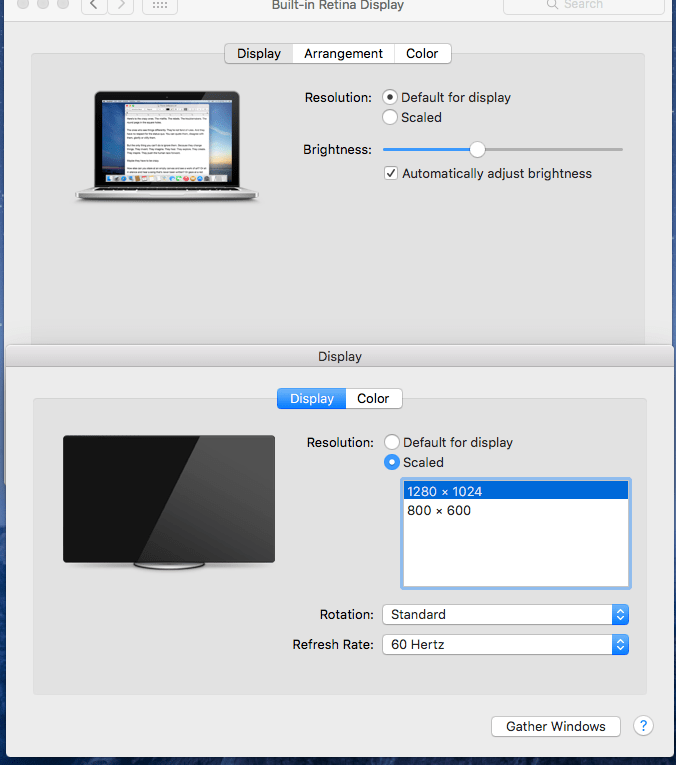 external monitor display resolution not i… Apple Community