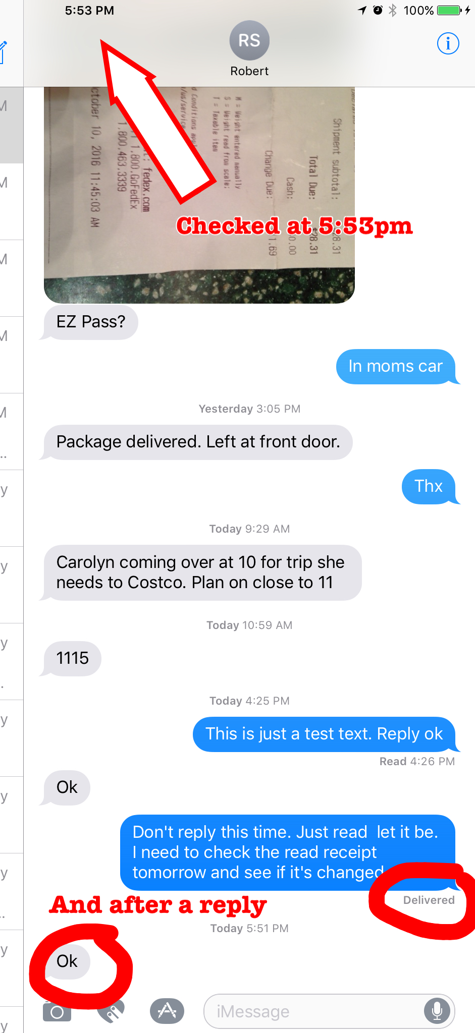 iMessage Read Receipts Disappearing Apple Community