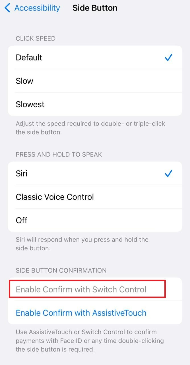 How To Disable Double Click side button t… Apple Community