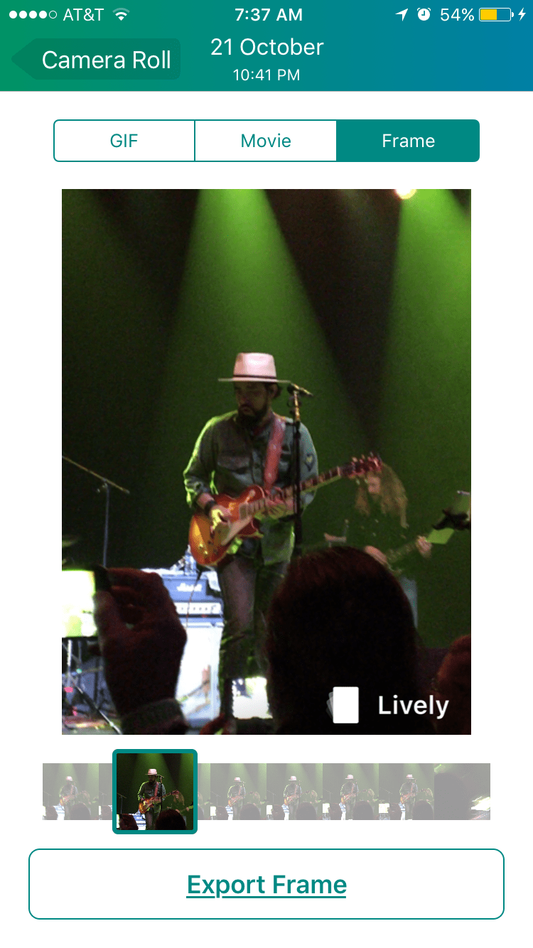 How to extract a single frame from a live… Apple Community