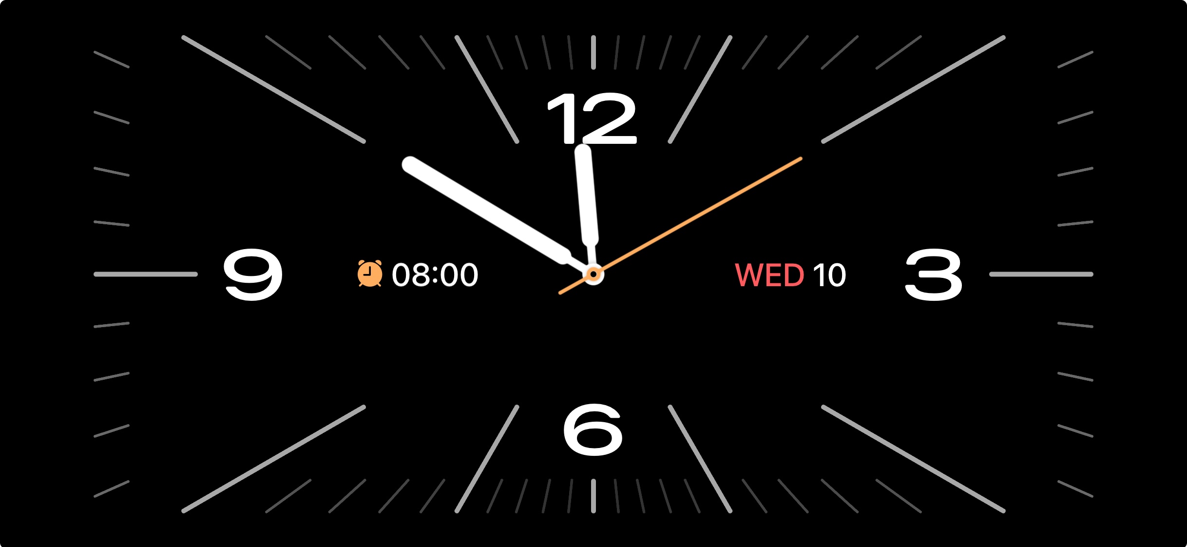 when will we have an analog clock lock sc… Apple Community