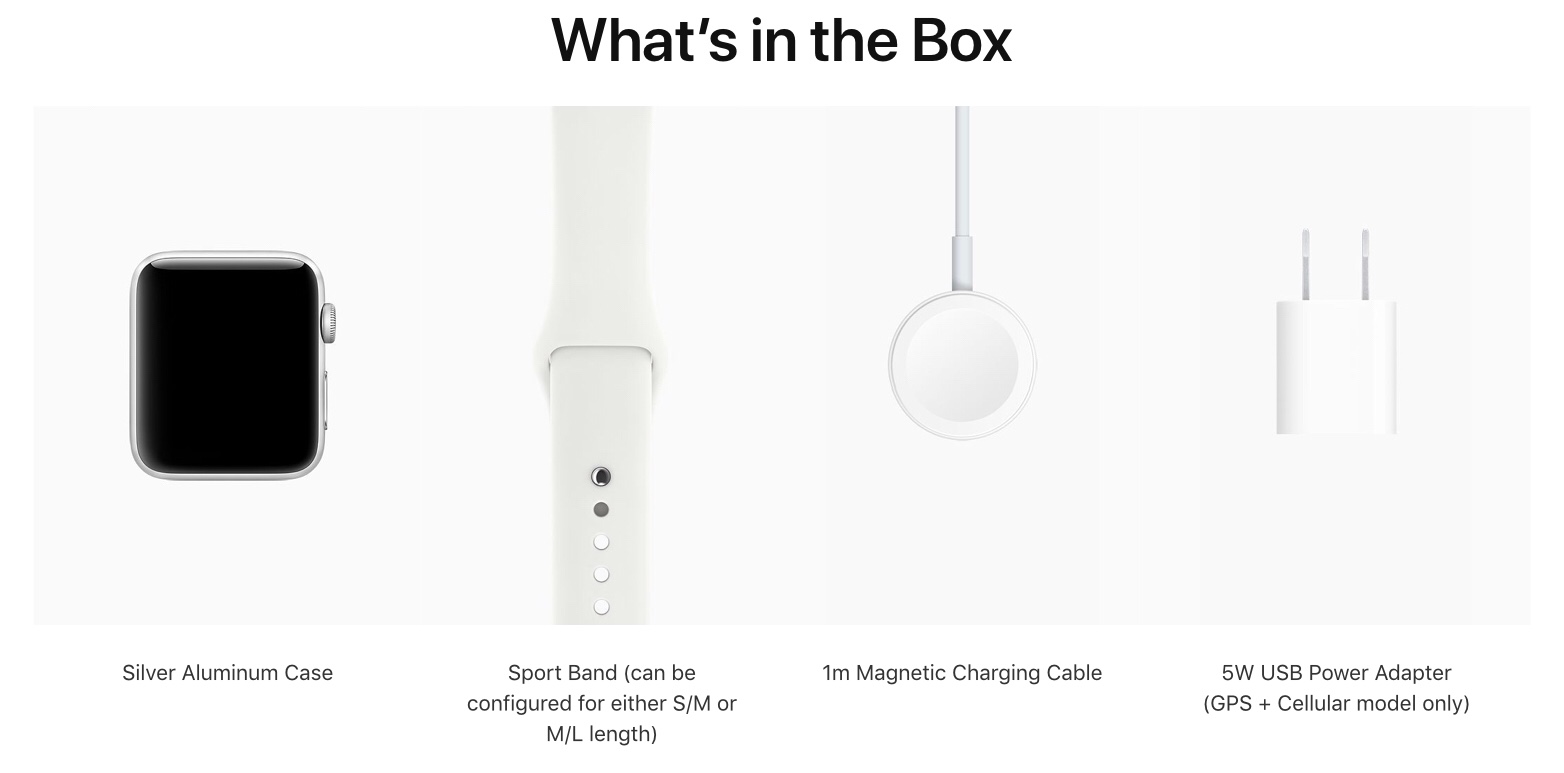 does apple watch series 3 gps come with a… Apple Community