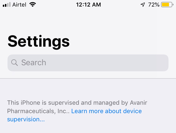 How to remove remote management in iphone… Apple Community