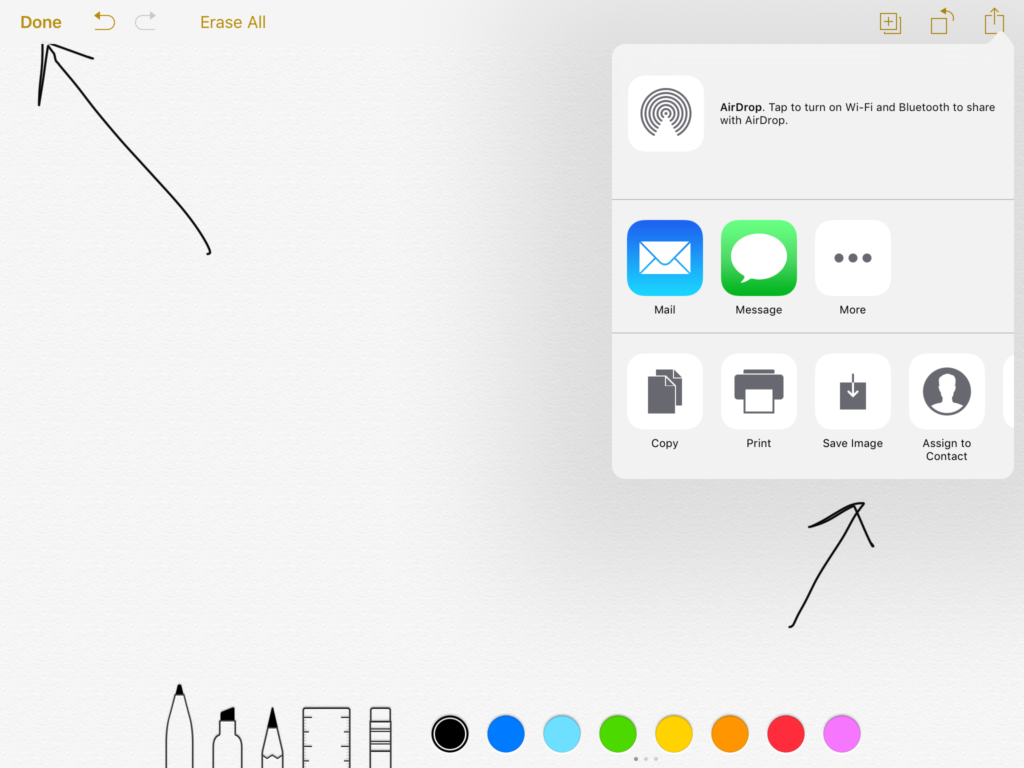 how to save drawing on ipad pro Apple Community