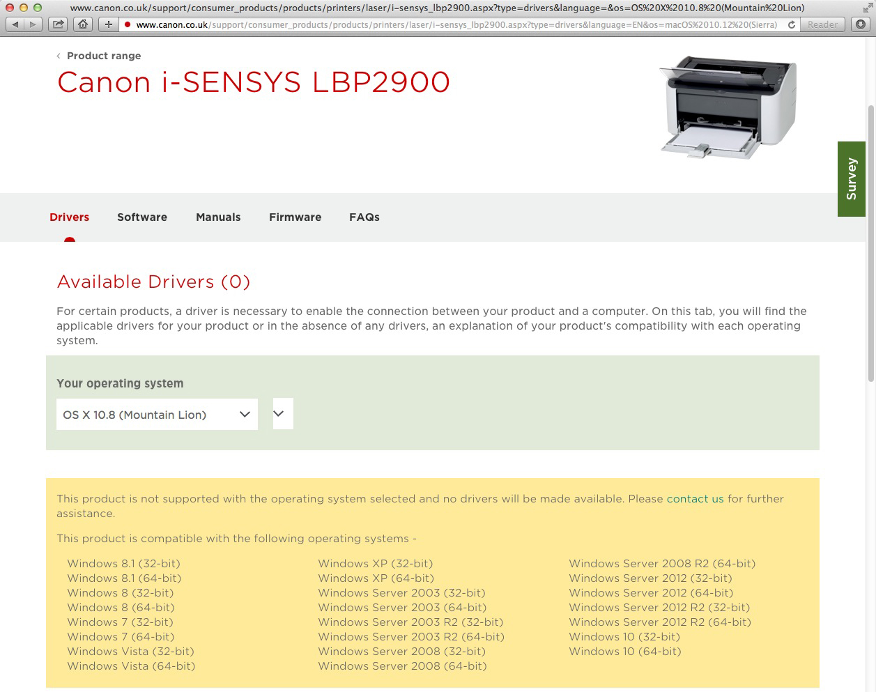 Canon 2900 Printer Driver 64 Bit Download the latest version of canon