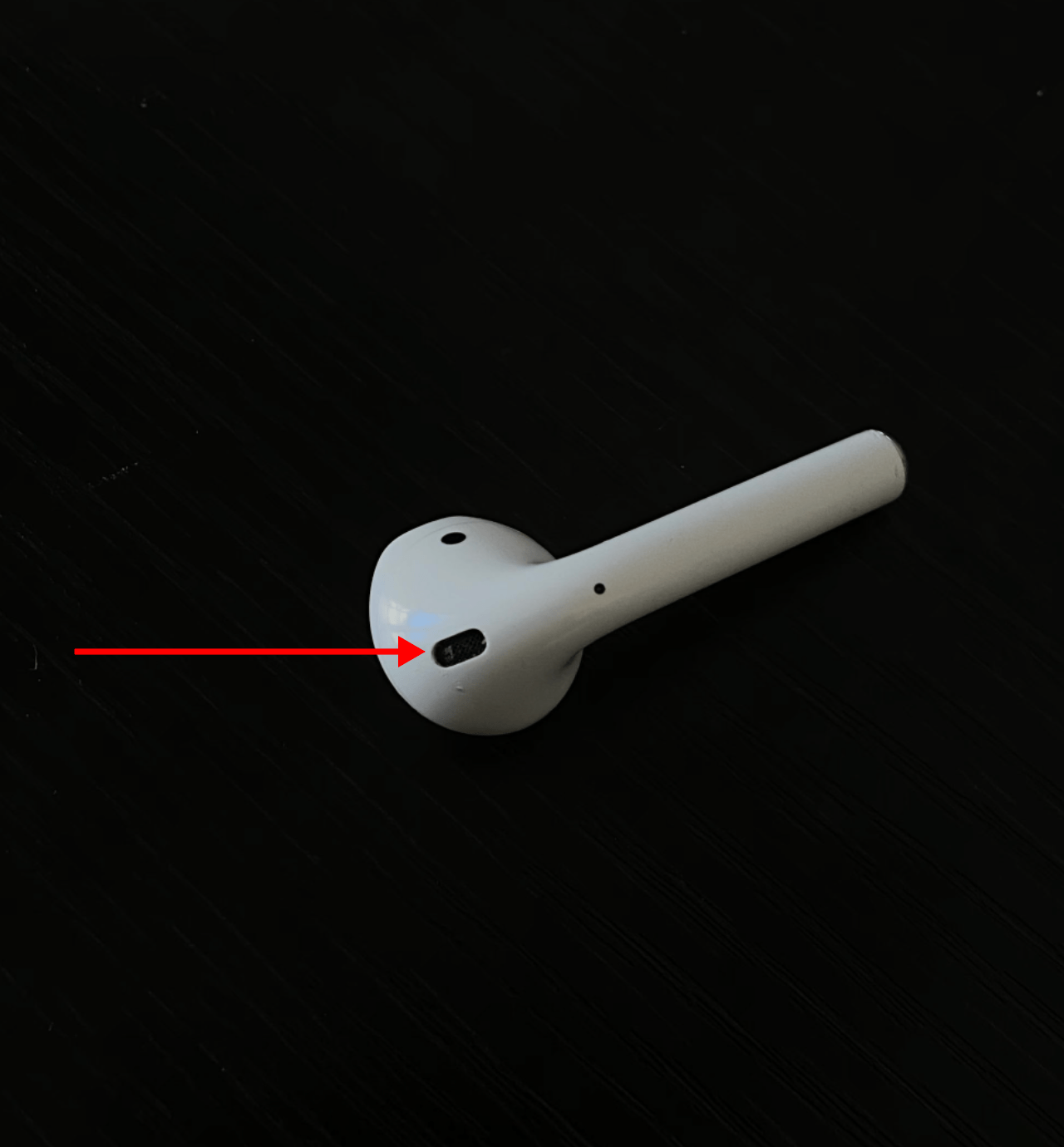 Sound playing from AirPod exterior vent Apple Community