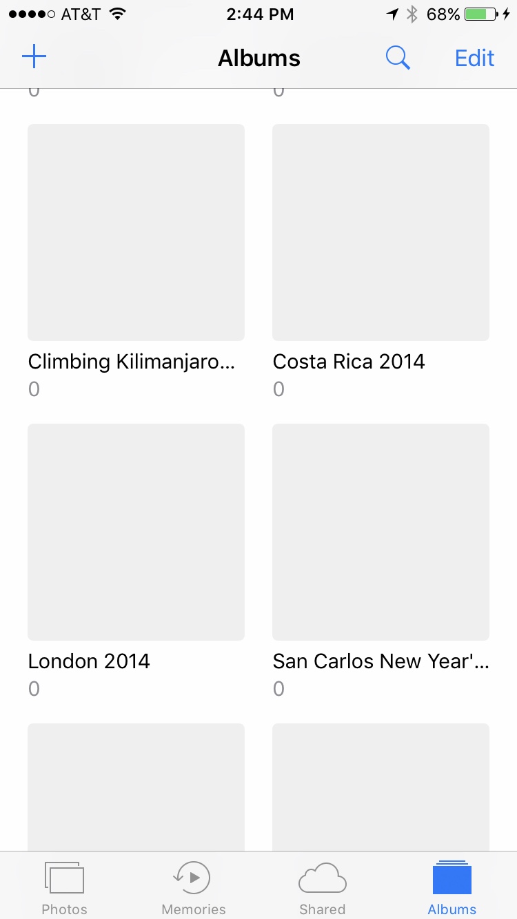 Empty Photos albums after every iOS Update Apple Community