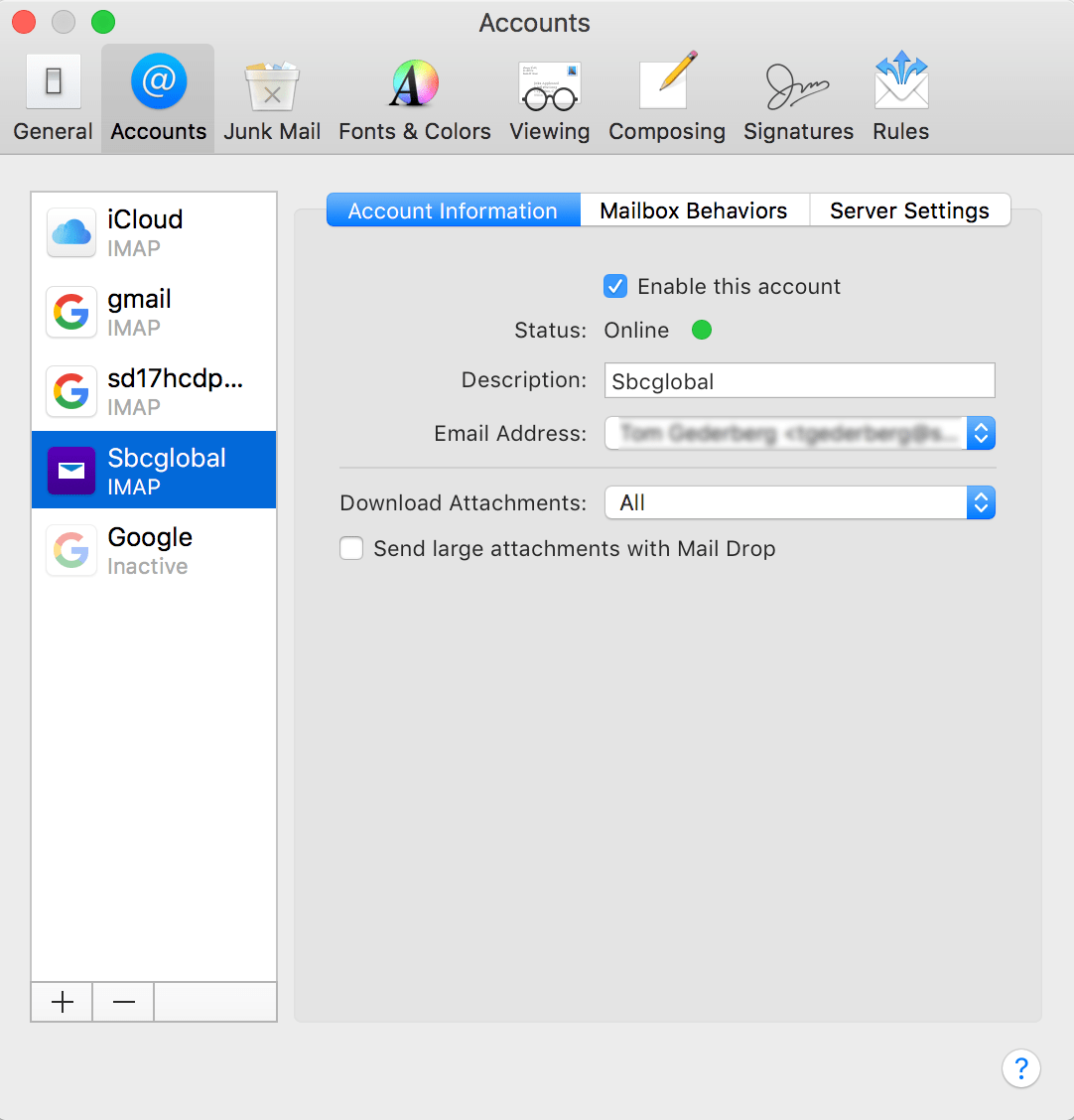 Can't change my sbcglobal/yahoo email pa… Apple Community