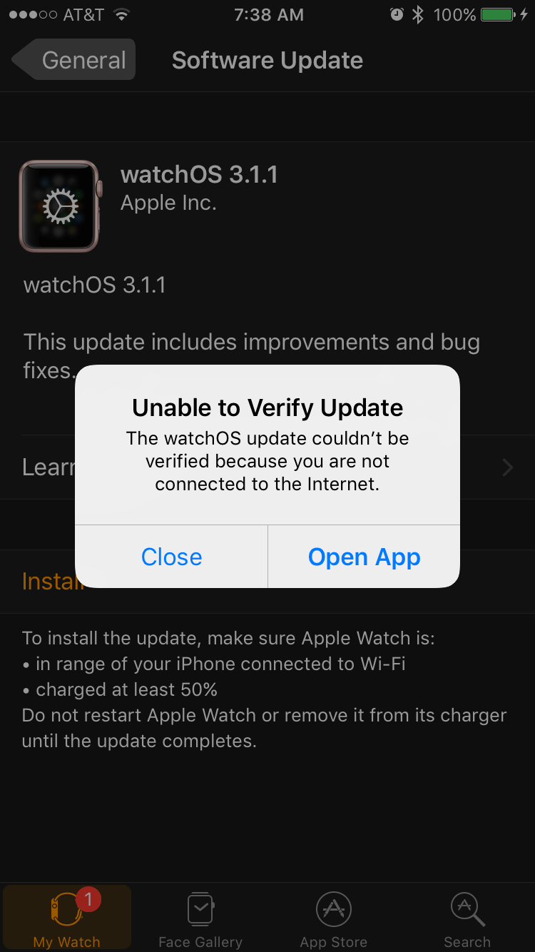 My apple watch won't update Apple Community