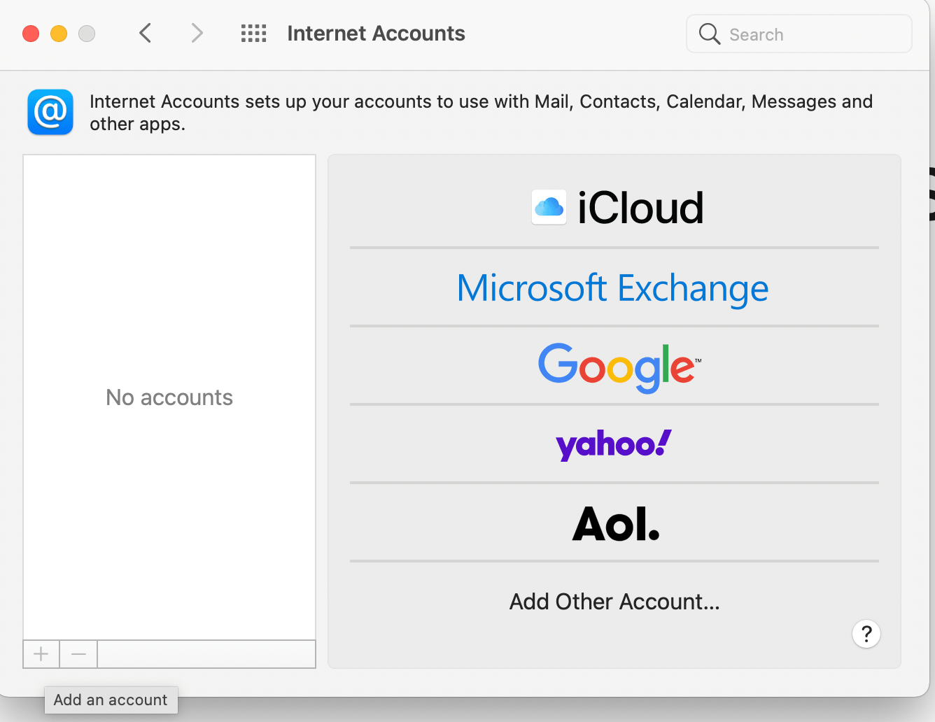 Add mail account is greyed out Apple Community