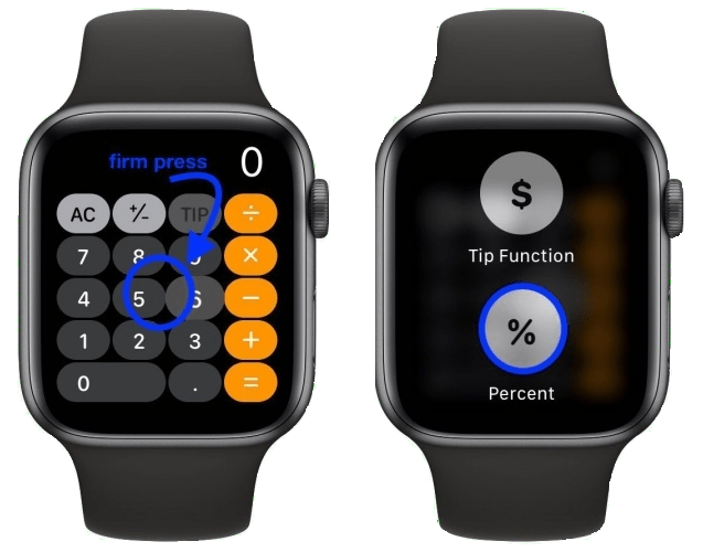 Apple Watch calculator tip button does no… Apple Community