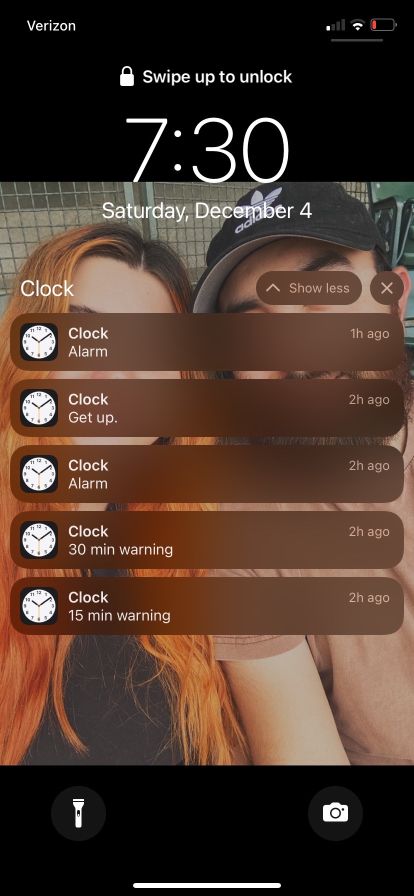 Why does my alarm clock have an alarm war… Apple Community