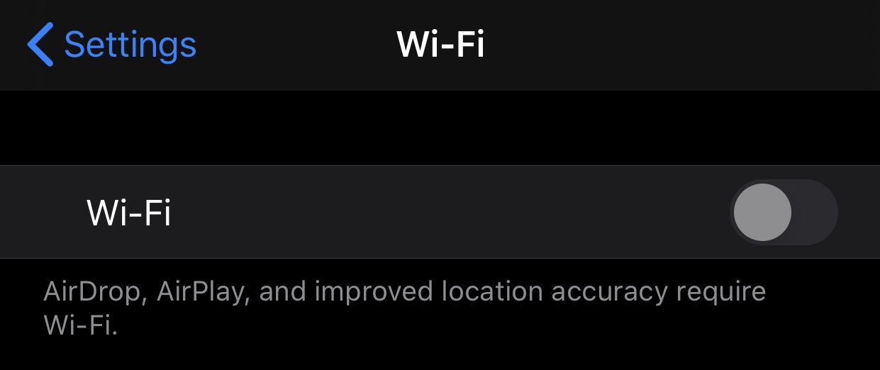 My WiFi won’t turn on Apple Community