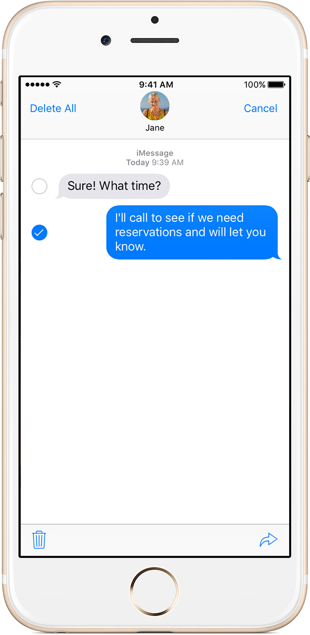 Iphone Messages Screen
