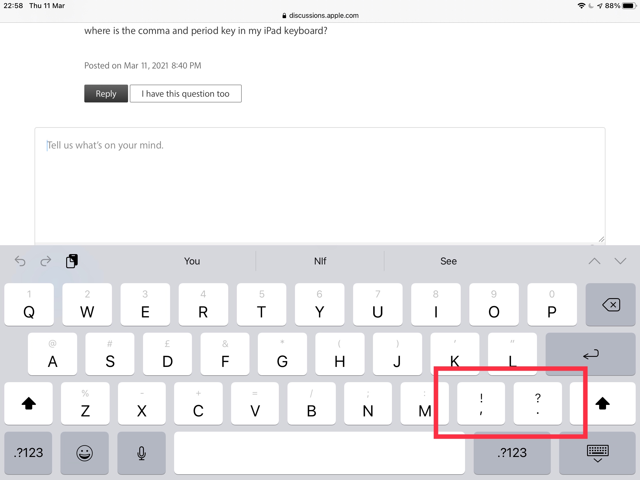 iPad keyboard Apple Community