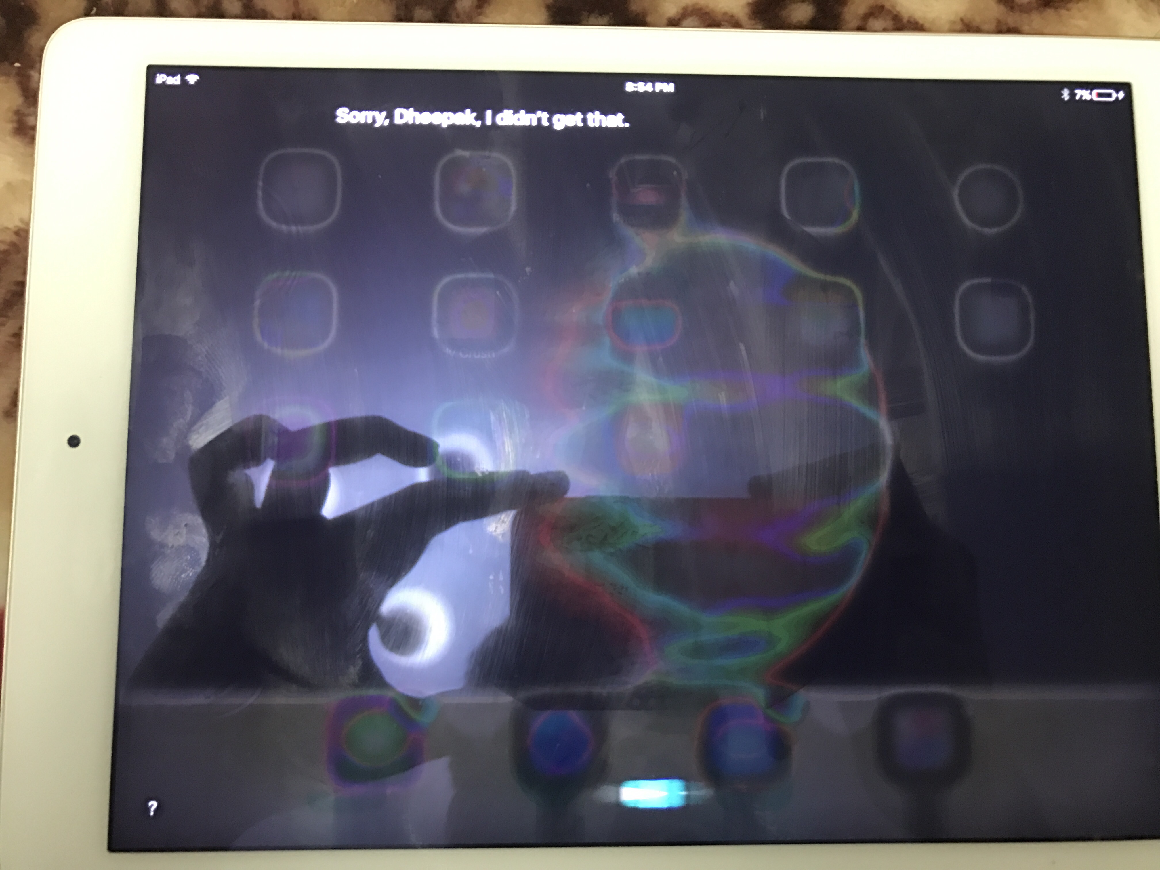 Display is showing weird colors Apple Community