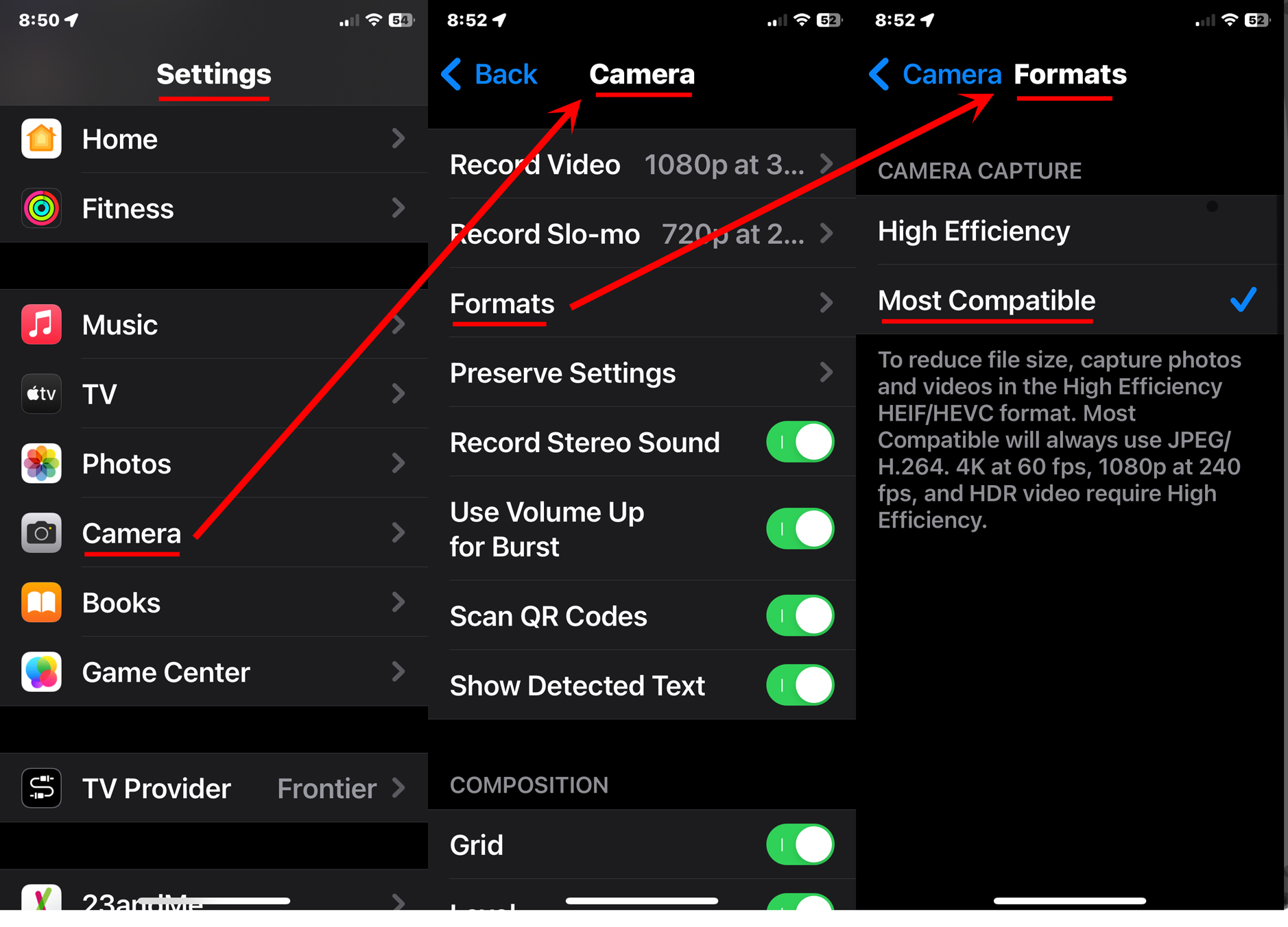 Icloud Photos now downloading in HEIC for… Apple Community