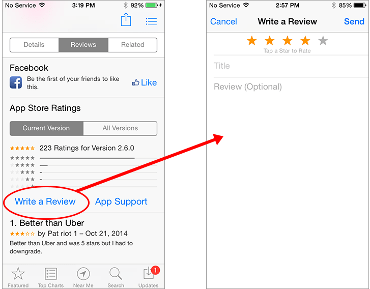 How do I write a review from App store on… Apple Community