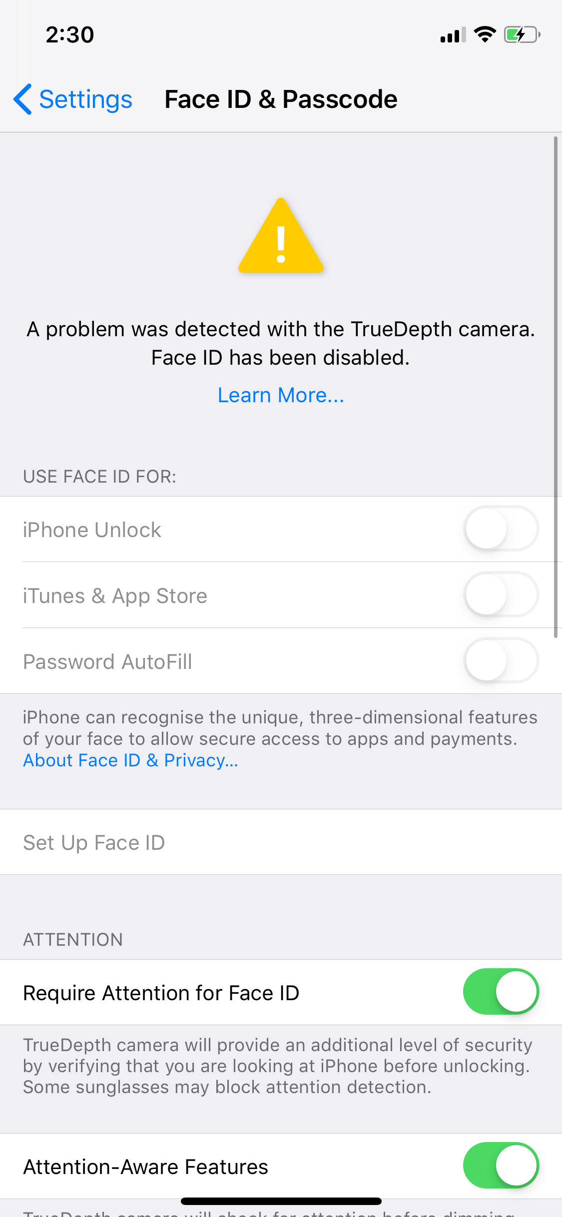 Face ID disabled Apple Community