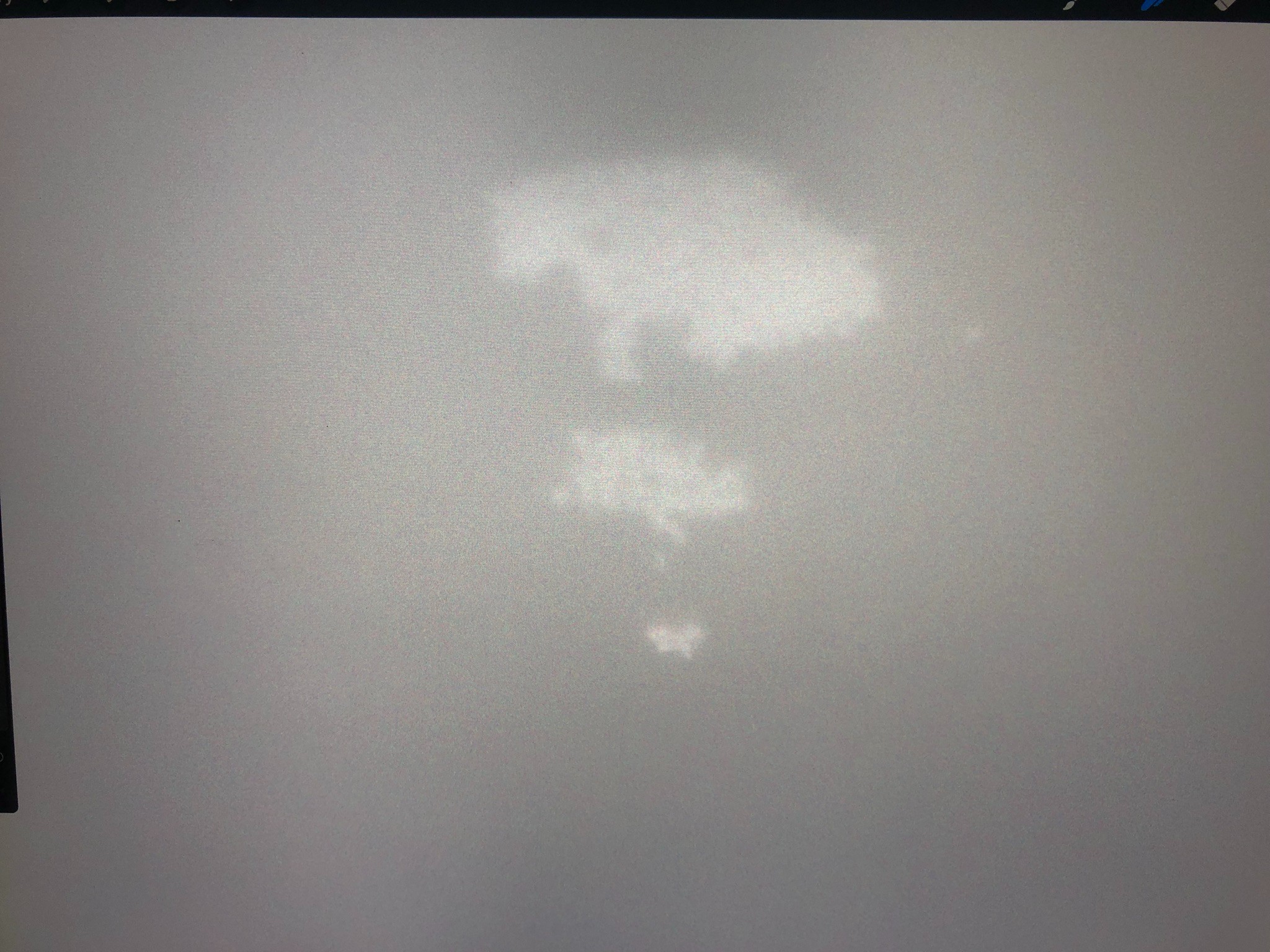 ipad screen got white spot Apple Community