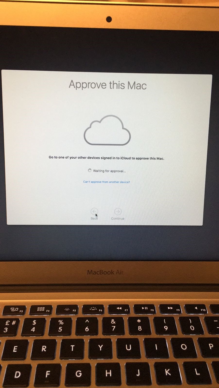 KeyChain Issues "Approve Device." Apple Community
