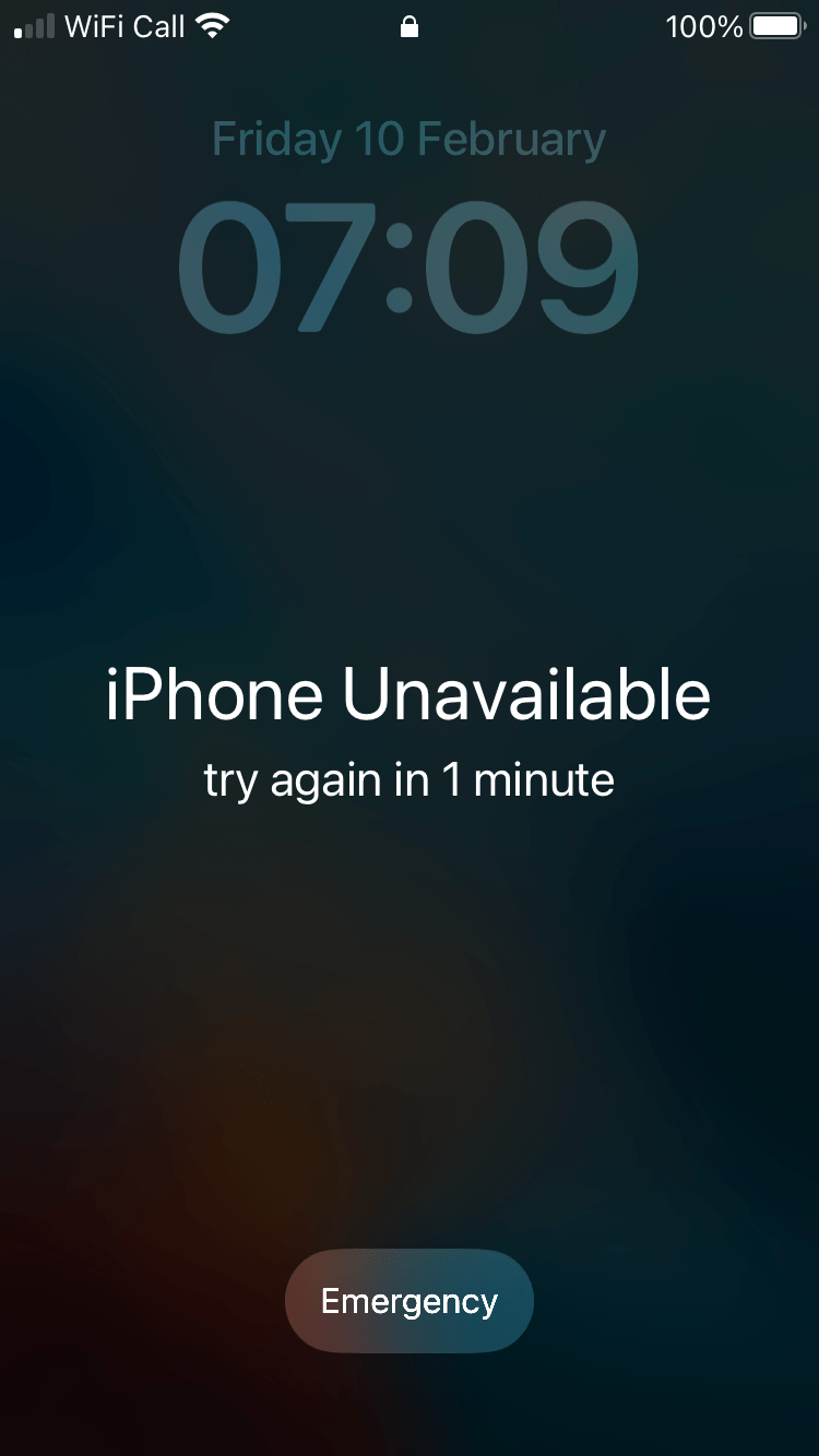 iPhone unavailable at this time error mes… Apple Community