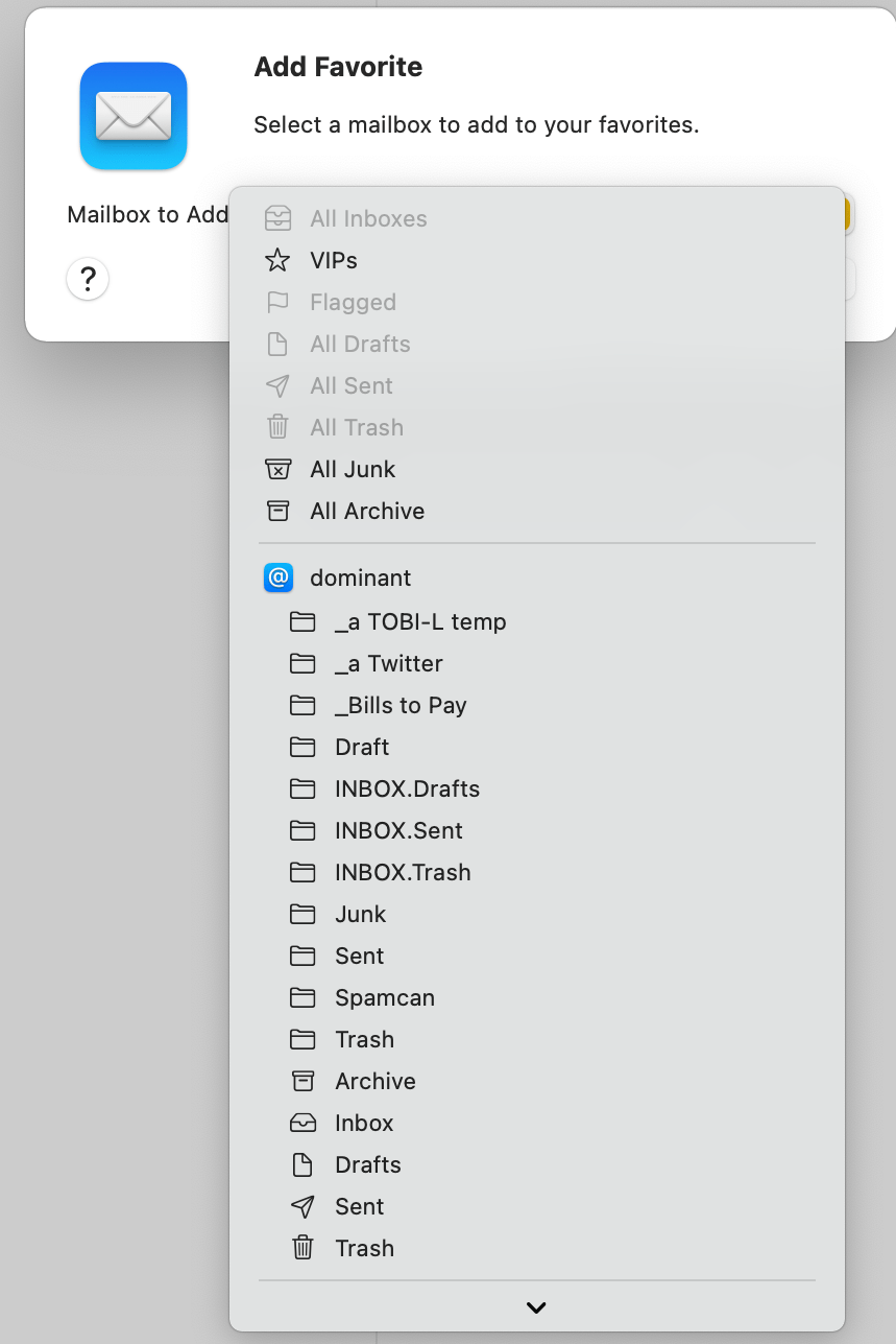 All Inboxes bar disappeared on Mac Apple Community