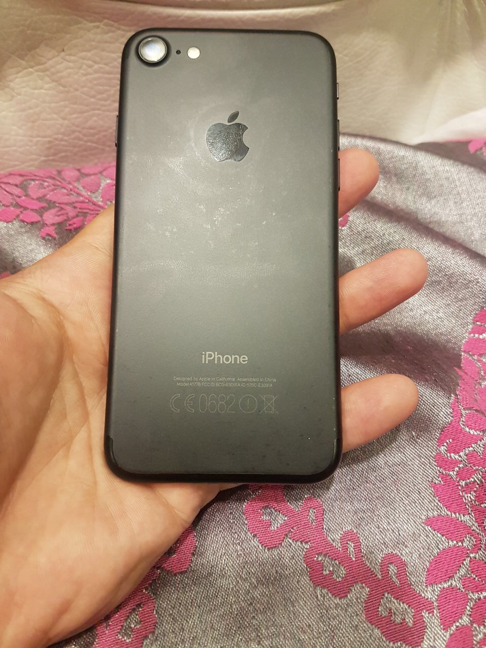 iphone 7 matte black white spots on back Apple Community