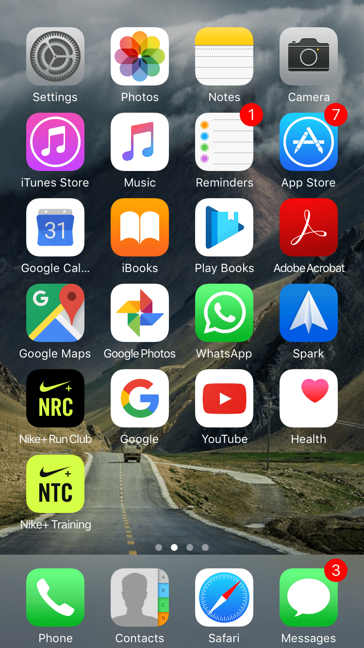 iOS 10.3 bug, top bar disappears. Apple Community