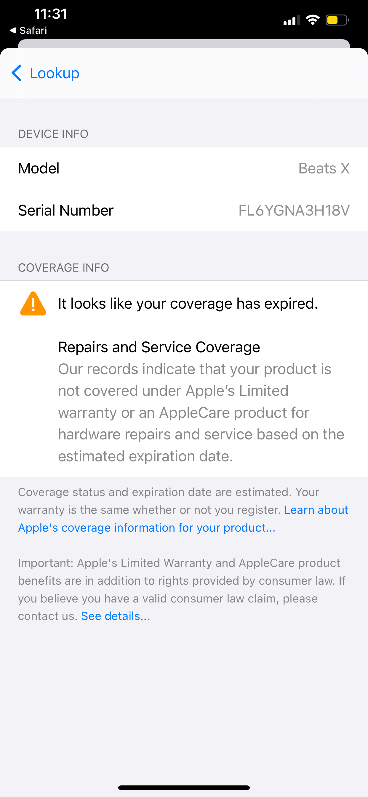 I bought my Beats X on January 31, 2020 a… Apple Community