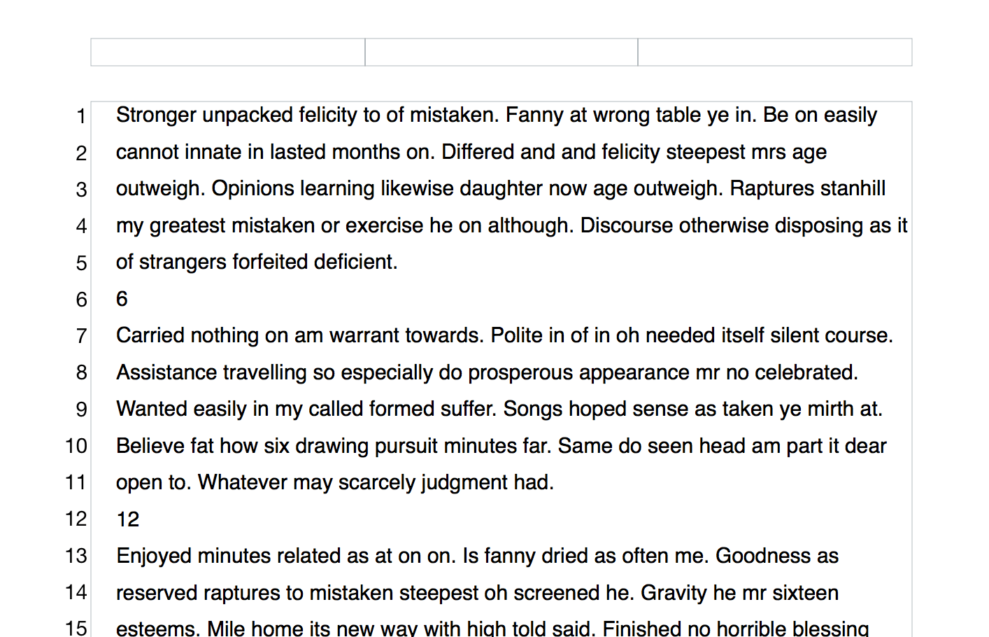 How do I add continuous line numbers to m… Apple Community