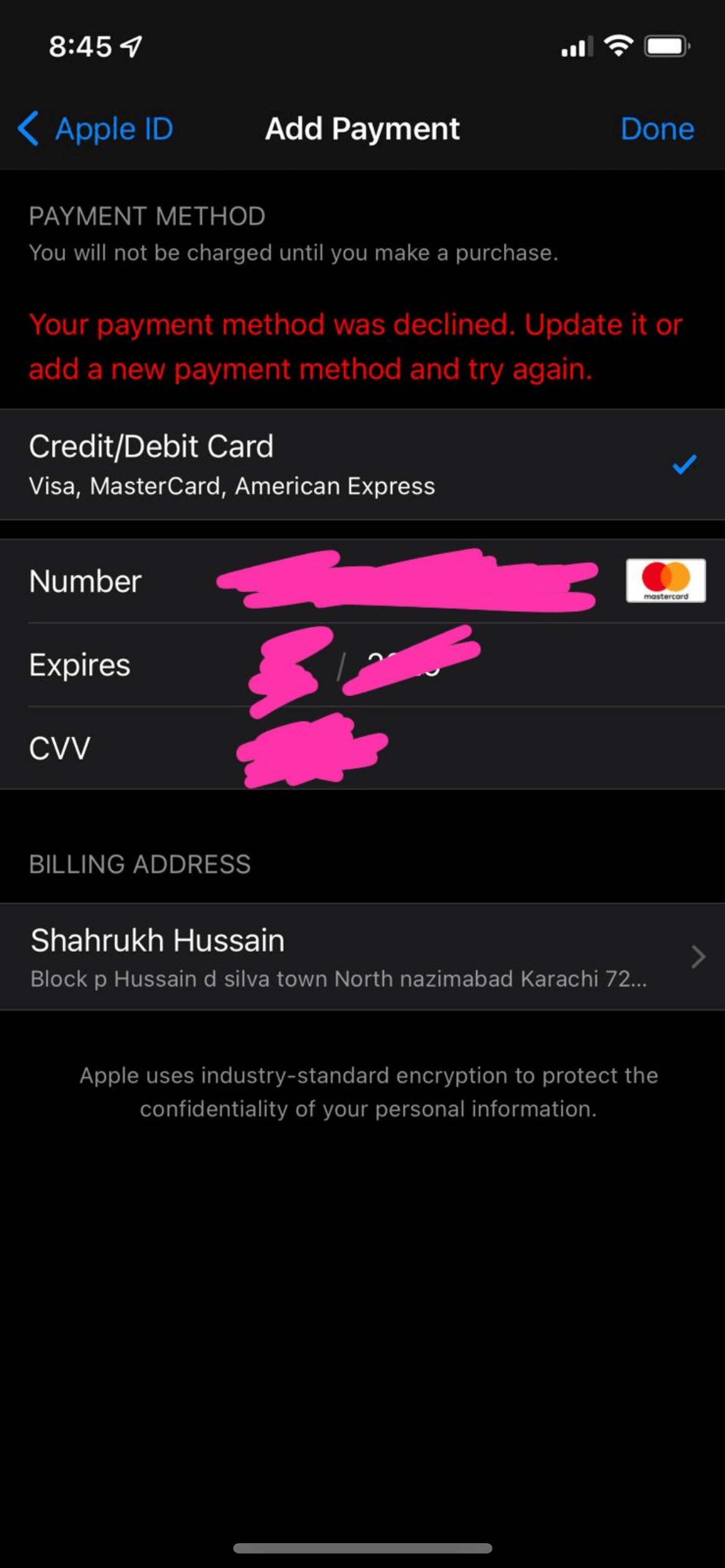 I Can’t Change my Payment Method? Why Apple Community
