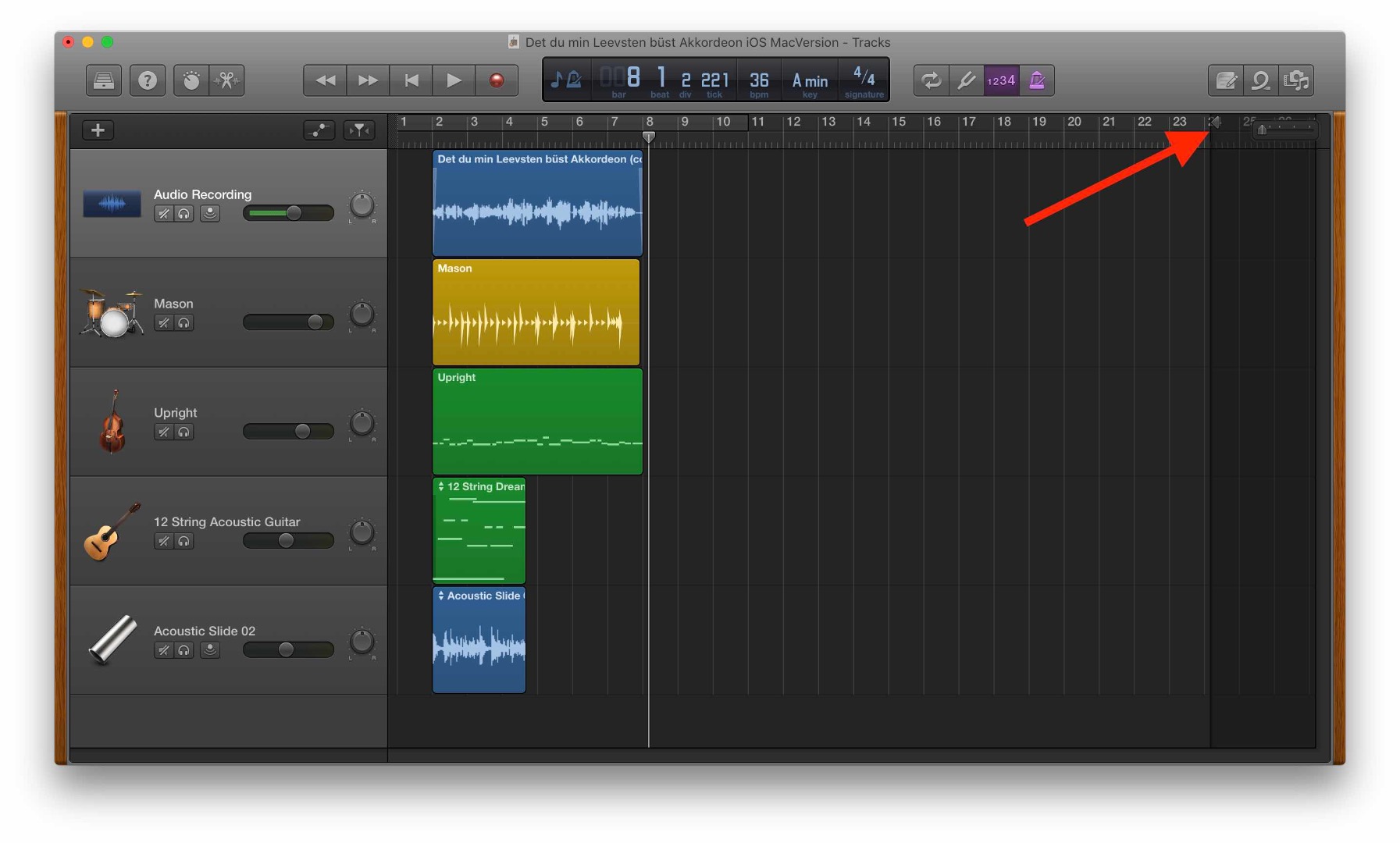 garageband song length Apple Community