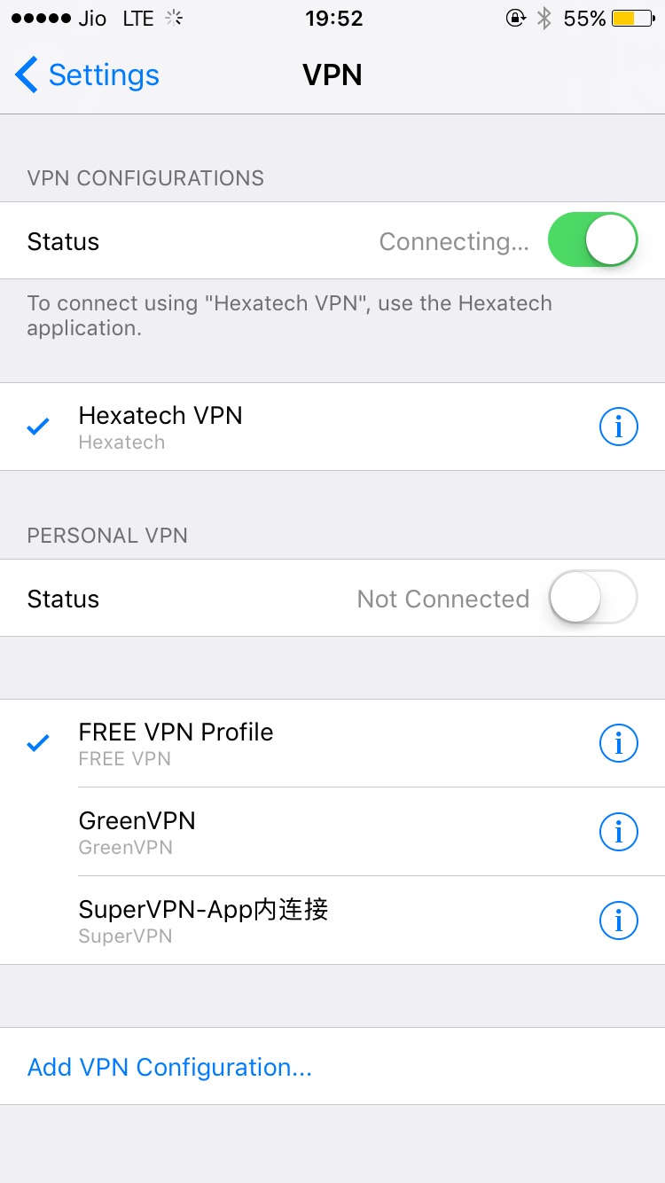 Why can�t I connect to VPN on my iPhone 6… Apple Community