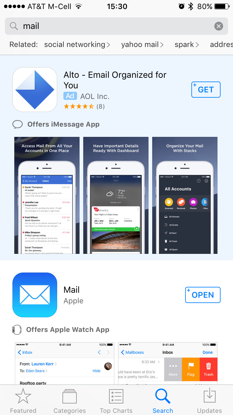 My mail icon got deleted from my iPhone. … Apple Community
