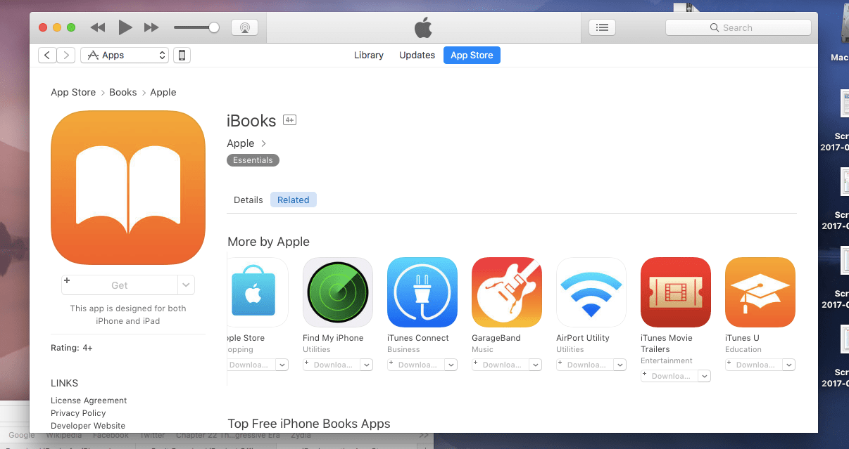 iBooks Get Button Greyed out on iTunes St… Apple Community