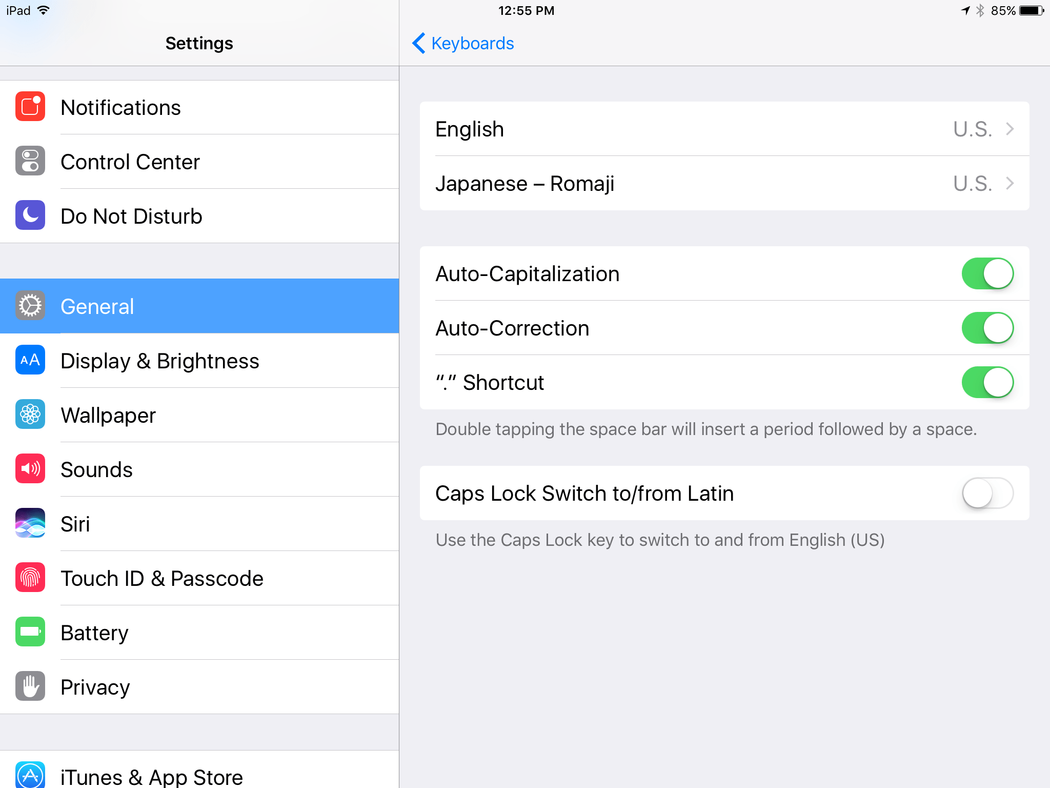 Smart Keyboard Caps Lock changes keyboard… Apple Community