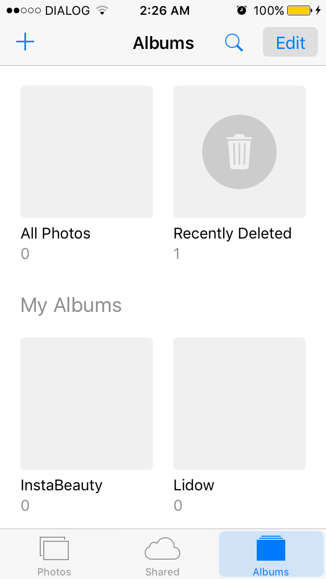 my iphone photo gallery is empty but my s… Apple Community