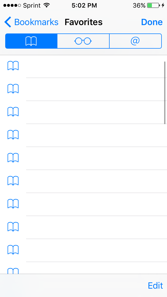Safari for iPhone Favorites Disappeared Apple Community