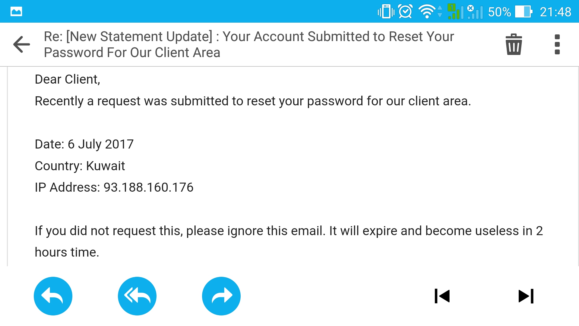 I think my account is trying to be hacked… Apple Community