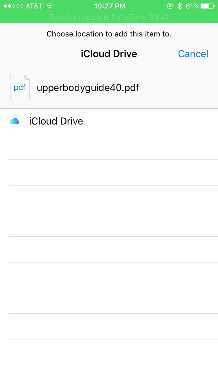 Moving PDF files from iBooks to iCloud Dr… Apple Community