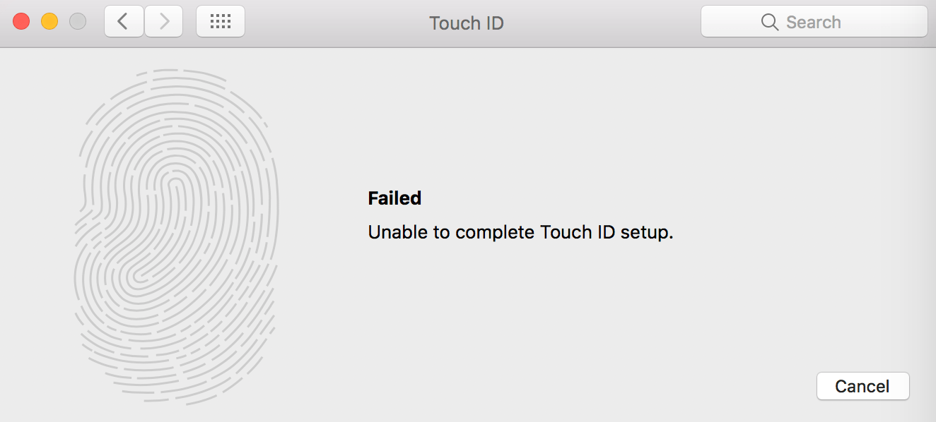 Macbook pro Touch ID stopped working on s… Apple Community