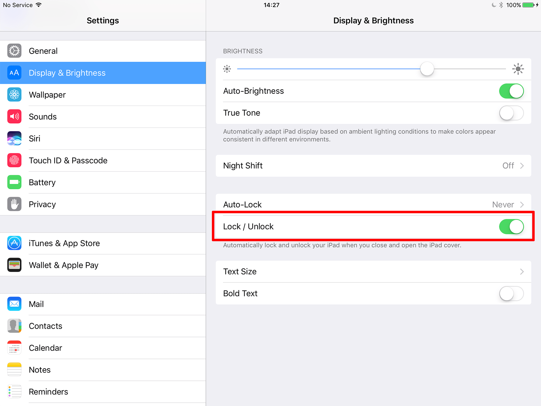 Auto sleep / wake setting iPad Pro 10.5 Apple Community